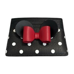 Kate Spade x Disney Slim Minnie Mouse Card Case NEW